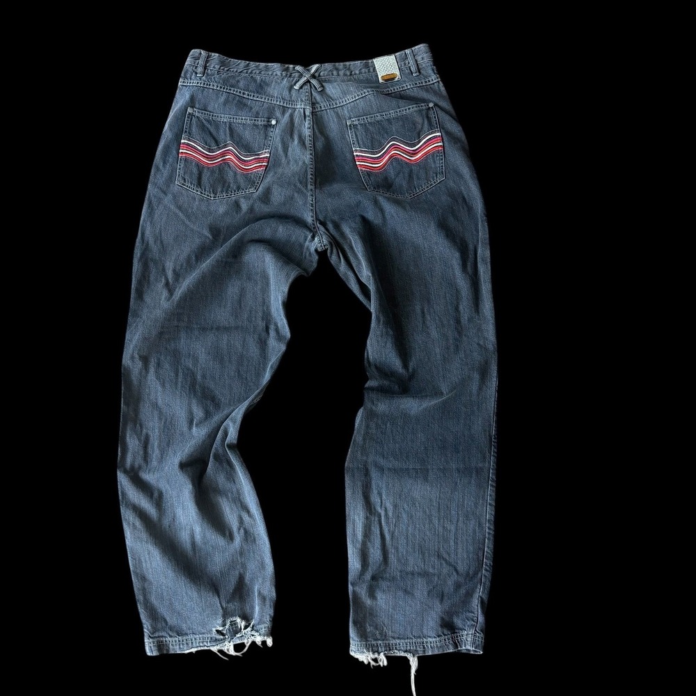 Coogi Vintage Baggy Embroidered Jeans Blue W40x33 Y2K Loose Fit